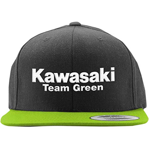 Factory Effex Apparel Kawasaki Team Green Youth Snapback Hat OSFM Black/Green