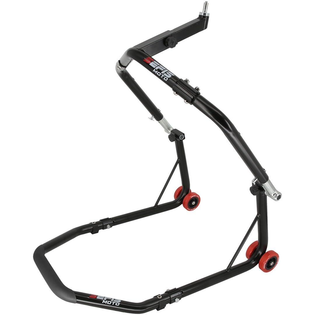SEFIS D18 Motorradständer Set Vorderrad Motorradheber Serviceständer Front Motorrad montageständer vorne Motorrad ständer Set Motorrad aufbocken Lenkkopf