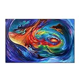 PAICHENF Peinture Sur Toile Abstract Formlessismabstract Landscapes Hyper-Realism Natural Poster Prints On The Wall Picture For Living Room 20x30 Inch