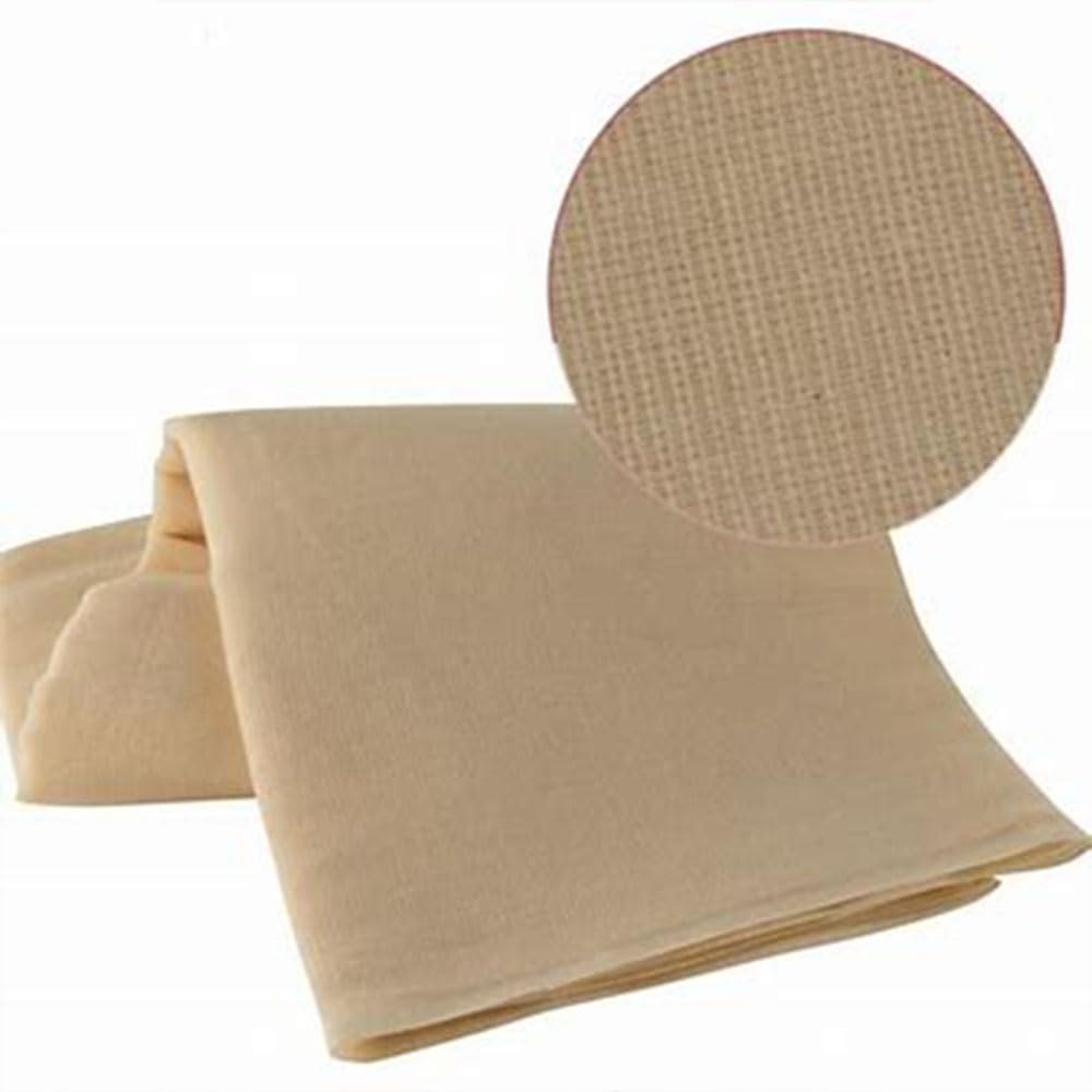 CANVASS® Muslin Cheese Cloth Food Grade Strainer for Paneer Roti Wrap, Momos & Idly Steaming Crafting for Food Grade Strainer for Cheese Paneer Roti Wrap Momos & Idly Steaming, Crafting- 1 Sq Yard