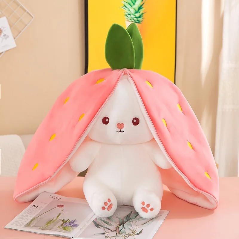 V VANTRA Cute Coral Bunny Soft Toy for Girls/Kids Huggable Rabbit with Long Ears, Soft Stuffed Plush Animal (Size 30 CM) (Pink) (B0CJJ1W3NH) Amazon Price History, Amazon Price Tracker