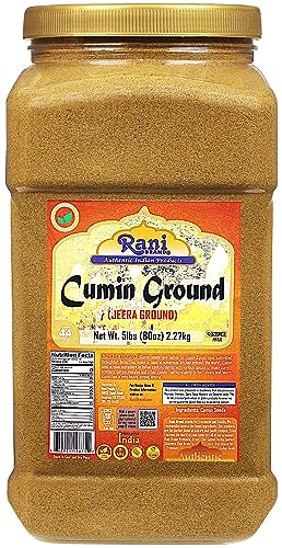 Rani Cumin (Jeera) Powder Spice 16oz (1lb) 454g PET Jar ~ All Natural | Vegan | Gluten Friendly | NON-GMO | Kosher | Indian Origin