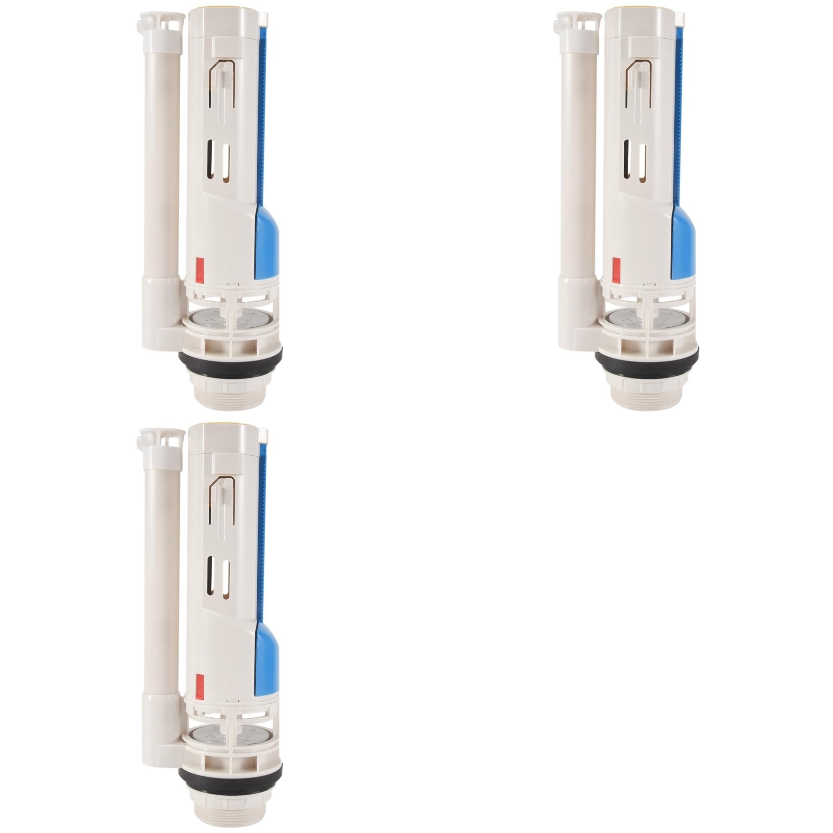 Hndhbfgrt 3X Split Toilet Drain Valve Two-Button Toilet Water Outlet Valve Dual Flush Fill Water Tank Accessories