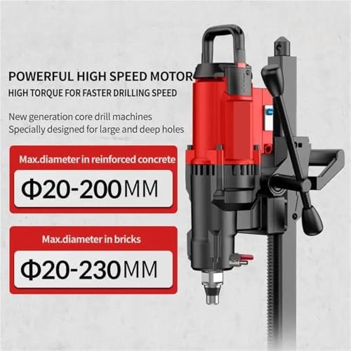 Trapano da banco, 3200 W, 900 giri/min, strumento elettrico da banco per la perforazione del calcestruzzo per costruzioni professionali e progetti fai da te