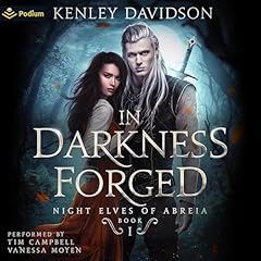 In Darkness Forged Audiolibro Por Kenley Davidson arte de portada