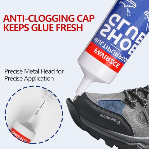 Image of 1.7fl oz /50ml Multipurpose Shoe Repair Glue: Stronger Bond Durable Repair & Waterproof - for All Footwear Fix Soles Boots Sneakers Heels Hiking Shoe Leather Canva