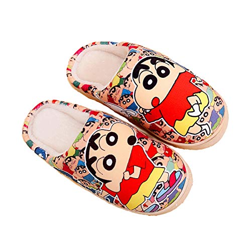 YZJYB Japanisch Cartoon Crayon Shin-Chan Baumwolle Pantoffeln für Herren...