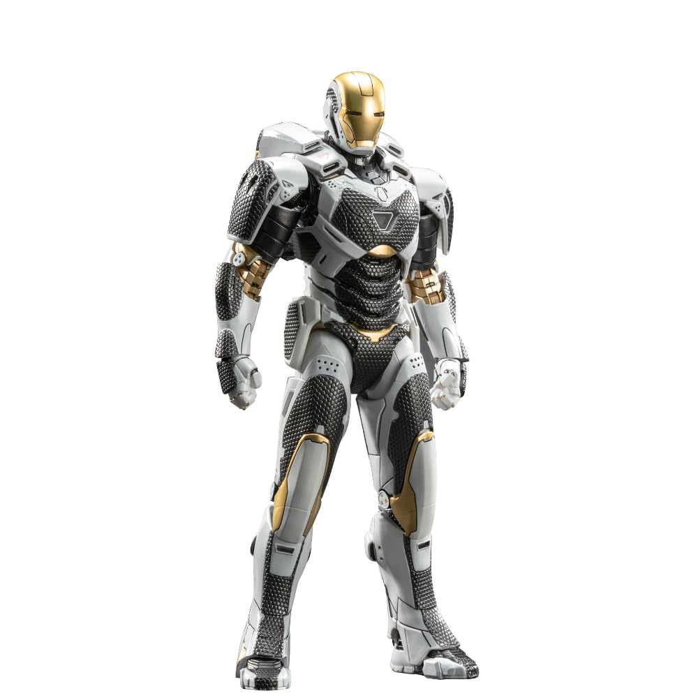 ZD Toys Action Figure - 7 Inch Iron Man Mark 39 Starboost Armor, Premium Superhero Collectible, Interchangeable Hands, Display Stand & Durable PVC Build for Fans & Collectors, Ages 15+ Years-image-30