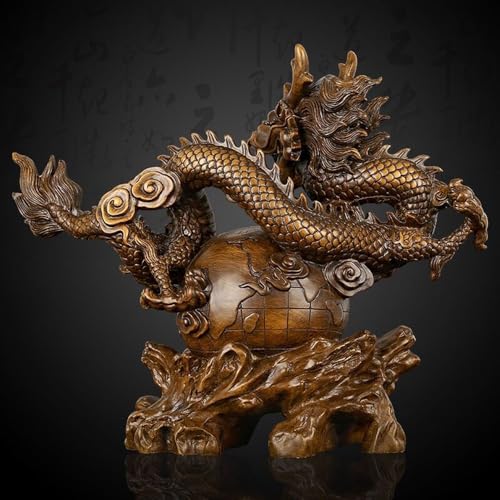 Estatua Feng Shui Dragón 15.5 pulg FUNSXBUG miniatura 6