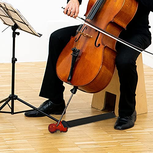 Moreyes Cello Endpin Stopper Wooden Anchor Rest For Cello Anti Slip (Red) #TOP6