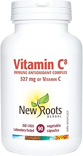New Roots Herbal - Vitamin C8-90 capsules - 527 mg of Vitamin C Immune Support - Calcium Ascorbate, Magnesium Ascorbate, Potassium Ascorbate, Manganese Ascorbate & Sodium Ascorbate Vitamin C Capsules