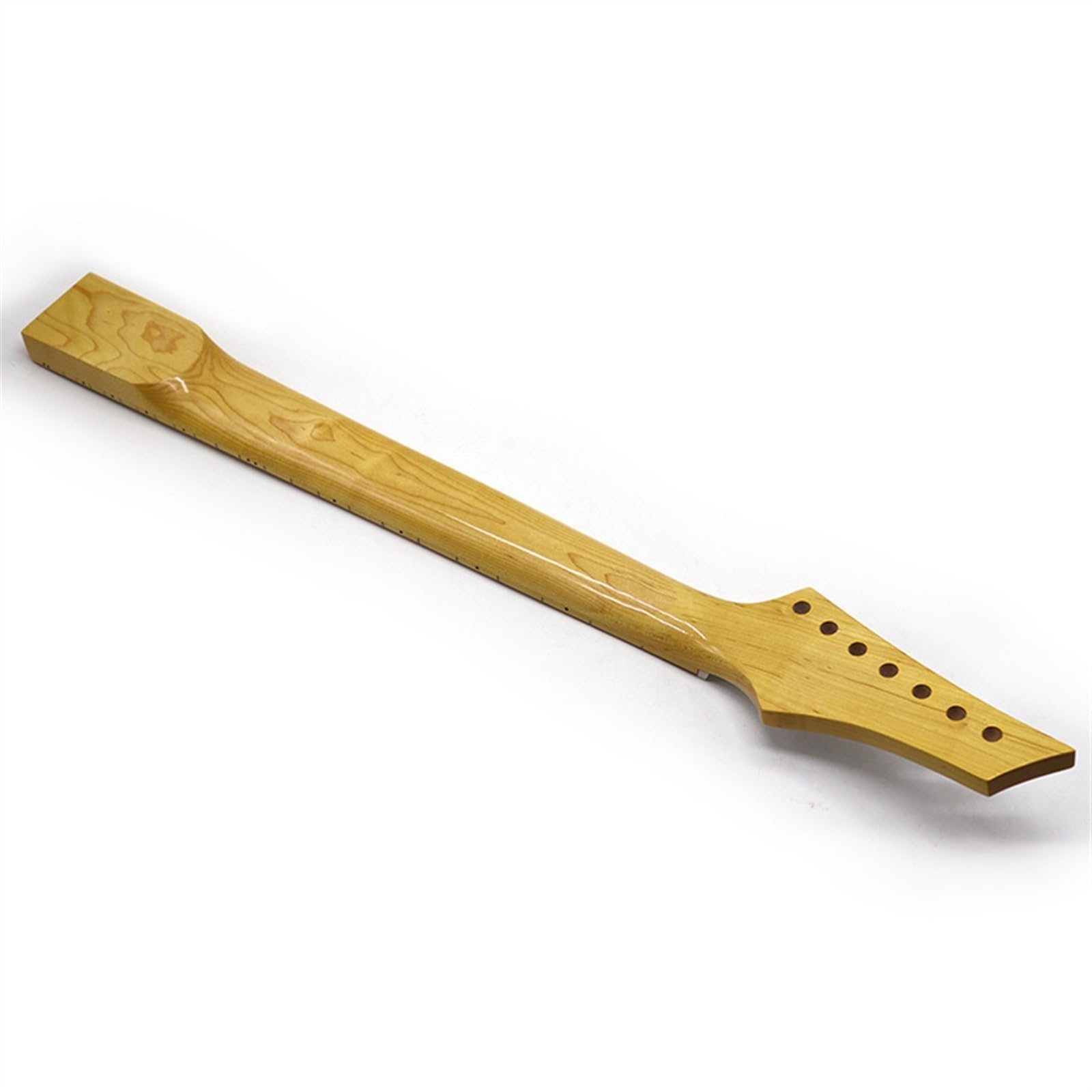 Mancino Acero Canadese Manico per Chitarra, 7 Corde 24 Tasti 2.5 Pollici Ampio Manico per Chitarra Elettrica Parti Sostituzione Adatto per Chitarra Appassionati