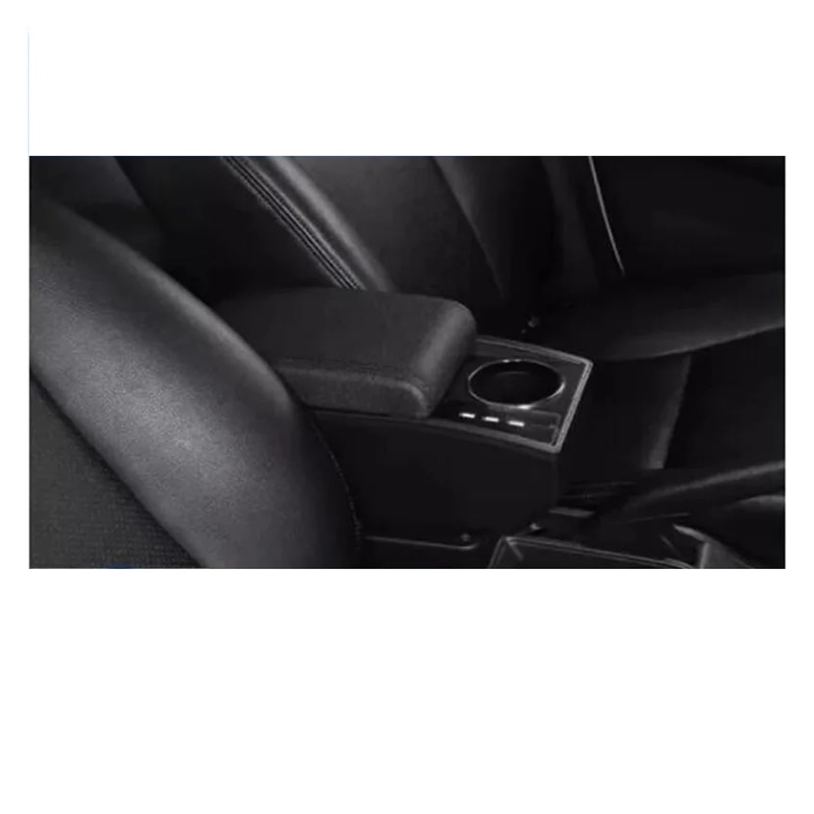 UMDJJU For Clio 3 For Captur For 4 For III IV Car Armrest Box Accessories Storage Retrofit Parts Car Centre Console Armrest Box(M1 black line 3USB)