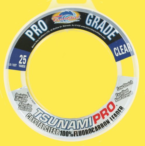 Tsunami PRO GRADE 25 Yard Clear Fluorocarbon Leader 50 Lb