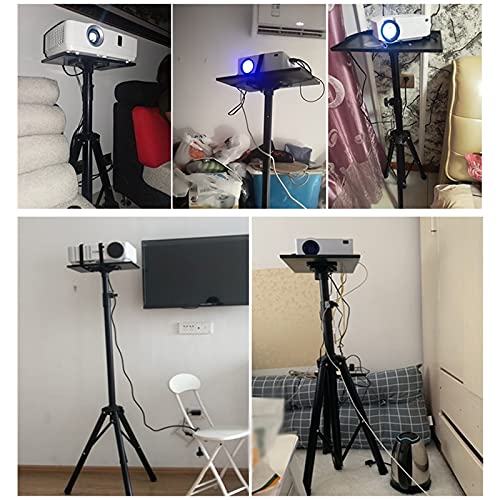 Soporte de Piso Ajustable para Proyector hasta 70 Pulgadas Negro miniatura 4