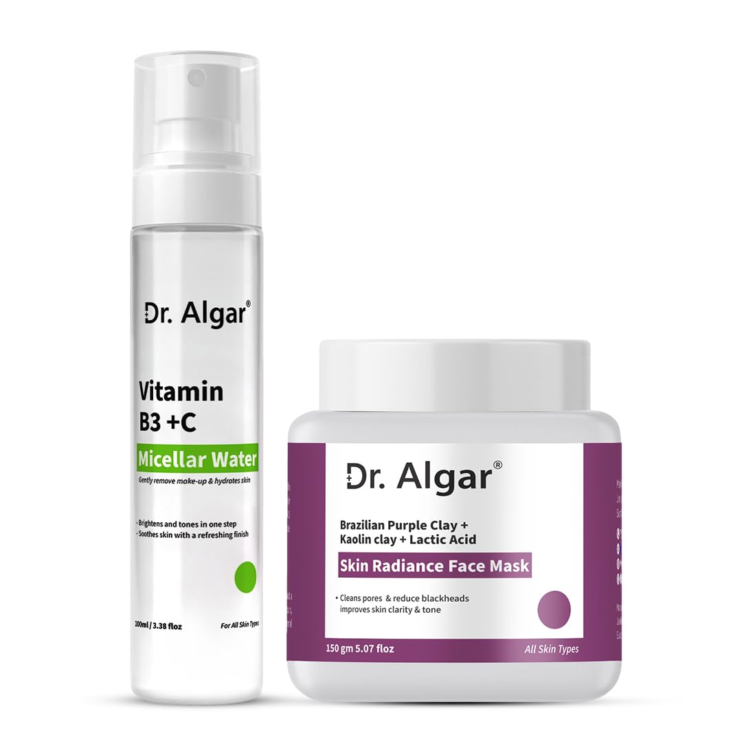 Face Micellar Water and De-Tan Pack Combo, Gentle Cleansing & Tan Removal Skincare Set, 200g-image-10