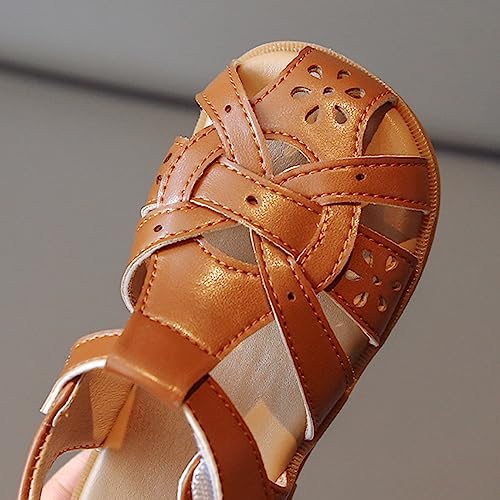 toddler girl summer shoes Shoe Dew Toe Shoe Bag Head Sandals Girl Sandals Baby Soft Shoe Covers Sandals4