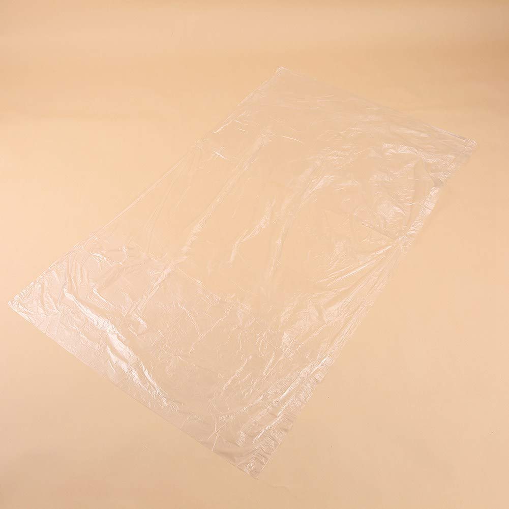 KIMISS Coprisedili In Plastica Per Auto - Rotolo Da 100 Pezzi, 140x80 Cm, Trasparenti, Protettori Per Sedili Da Officina - 5