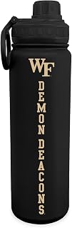 Wake Forest Water Bottle - Double Walled Stainless Steel 24 oz Keeps Drinks Cold or Hot