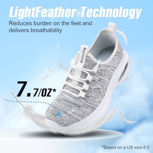 Image of Wide Toe Box Shoes Women Extra Wide Width Sneakers Air Cushion Road Running Shoes Ultra Light Tennis Gym Workout Training Shoes Breathable Walking Shoes with Arch Support