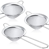 colador de cocteleria Función principal: puede usar los coladores como colador de cóctel, que puede satisfacer fácilmente sus necesidades al mezclar una bebida espesa con pulpa, con el objetivo de tamizar hielo picado y malla fina el segundo colado y suavizar sus bebidas, adecuado para usuarios aficionados y profesionales , puedes crear deliciosos cócteles para tus amigos y familiares.