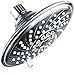 HotelSpa Extra-Large 6-Inch Rain Shower Head for Exceptional Water Coverage! High-Pressure Angle-Adjustable Shower head features Rub-clean Jets, 6 Full Settings and Premium Chrome Finish