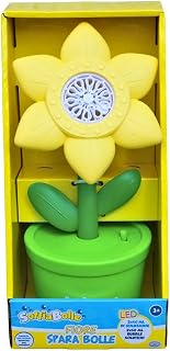 ODS Soplador de Burbujas automático, 27 cm, Amarillo y Verde, con 2 Botellas de 40 ml de solución, para niños a Partir de 3 años