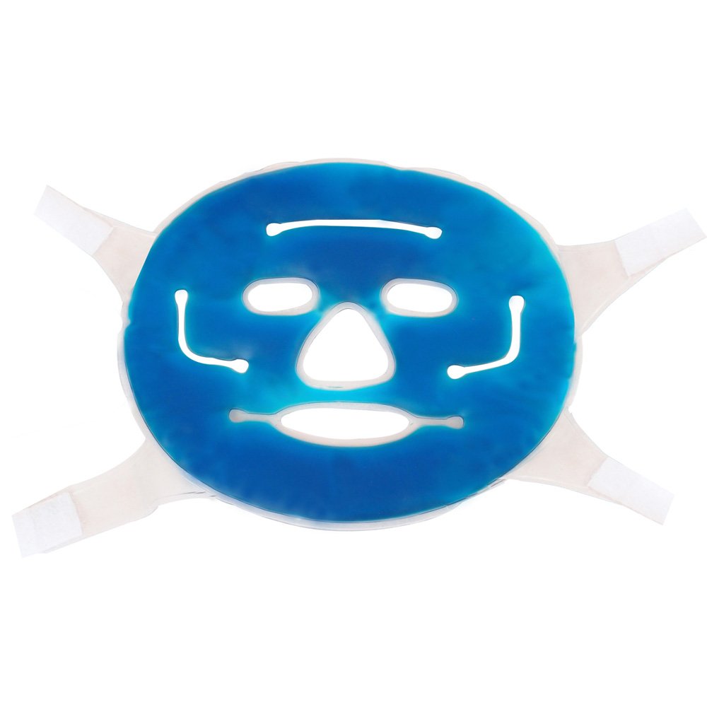 HealthMax AntiFatigue Cooling Gel Face Mask with Strapon Velcro