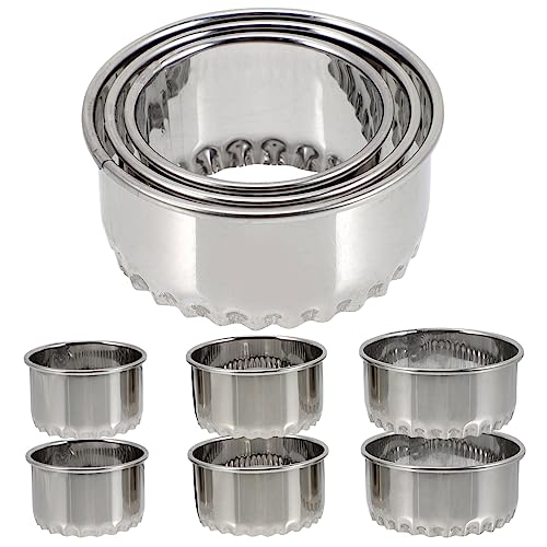 SOLUSTRE 9Pcs Sturdy Dumpling Wrapper Molds Dumpling Skin Cutters for Making Empanadas Ravioli and Fried Dumplings Your Kitchen