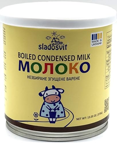 Sladosvit Boiled Condensed Milk 13.05 oz / 370 g (2 Pack)