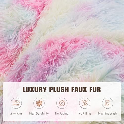 Soft Colorful Bean Bag Chairs Cover for Adults Teens Kids, Comfy Plush Fabric Gaming Bean Bag Chairs with Anti-Slip Bottom Handle Side Pocket, Stuffed Animal Storage Tube by WSOFRLAC - Image 6