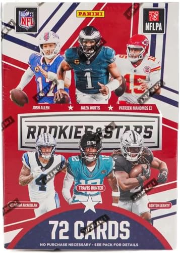 2025 Rookies & Stars Football Blaster Box (72 Cards/Box)