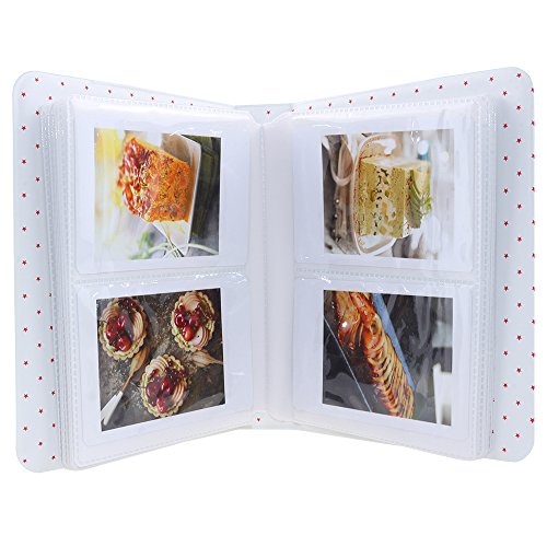 Ablus 2x3 Inch Photo Paper Film Album Set for Fujifilm Instax Mini Camera, Polaroid Snap, Z2300, SocialMatic Instant Cameras & Zip Instant Printer (64 Pockets, Ice Blue) - Thumbnail 4