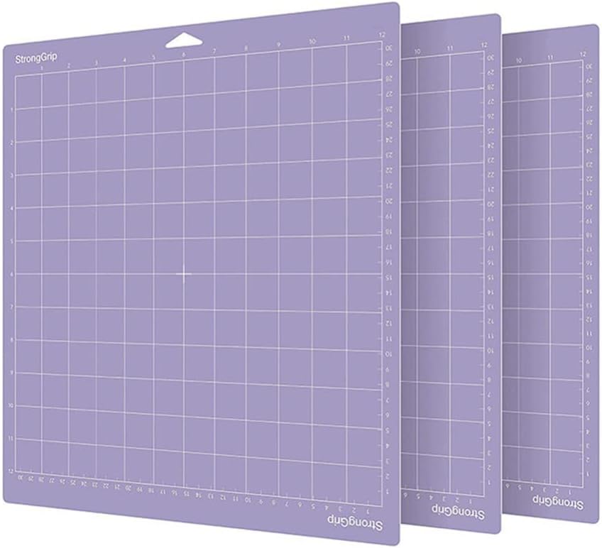 Wpond 3pcs Sticky Cutting Mat Long-lasting Non-slip For Cricut Maker Cricket Explore Air 2/air/one Machines purple heavy stick