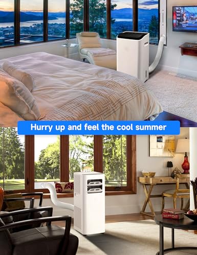 Toutgood Portable Air Conditioner Hose 5.9 Inch, Counterclockwise Portable AC Exhaust Hose Length to 80 Inch Universal Flexible Thread Air Conditioner Parts Compatible with Haier, LG, Delonghi