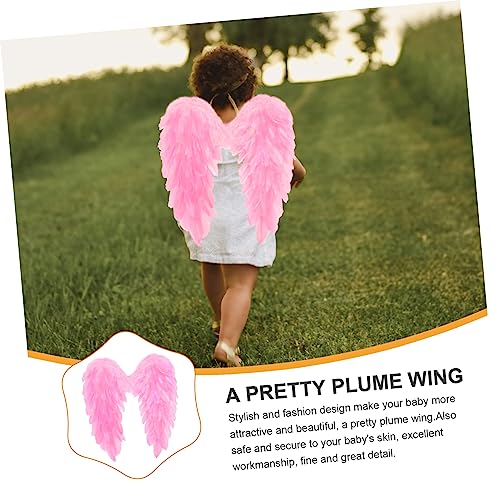 BESTOYARD 2 Peças Enfeites De Natividade De Asas De Anjo Para Crianças De Cosplay Asas De Faixa De C