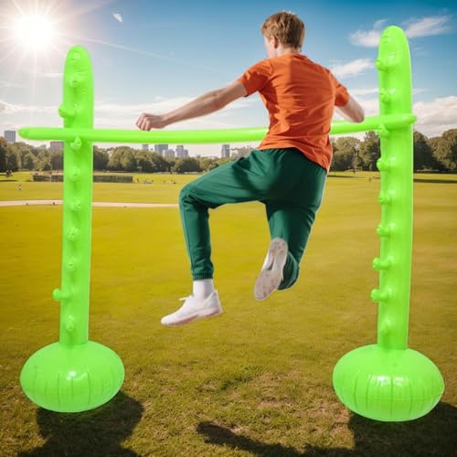 Perche de saut en hauteur gonflable sécurisée pour adultes évitant les blessures - 2