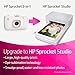 HP 2FB98A#B1H Sprocket 2-in-1 Portable Photo Printer & Instant Camera, print social media photos on 2x3