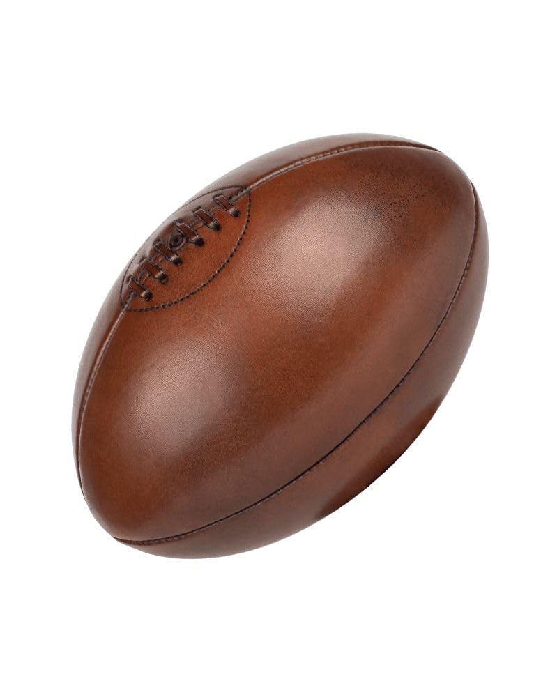 Rebond - Pallone da Rugby Vintage | Pallone da Rugby Vintage Personalizzabile in Pelle Naturale – Misura 5Un omaggio autentico alla storia e alla tradizione del