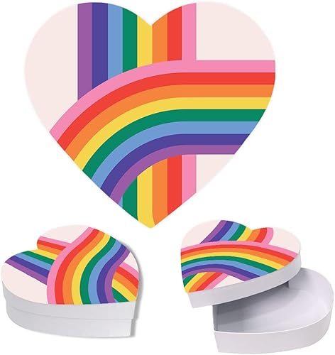 Miniatura 129 de Andaz Press Caja en forma de corazón para el día de San Valentín con tapa, caja reutilizable en forma de corazón, caja para golosinas, dulces