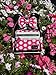 Loungefly Minnie Mouse Sequin Mini Backpack, Polka Dots, Cosplay, 8.5 x 11 x 4.5 inches, Faux Leather, Black