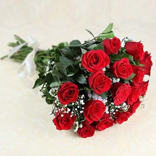 IFG's Beautiful Bouquet of Red Roses, 20 pcs Fresh Flowers - Same Day Delivery-image-34