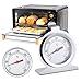 Vokmon Termometro del Forno di cottura del calibro di Temperatura in Acciaio inossidabile Gauge che cucina il termometro