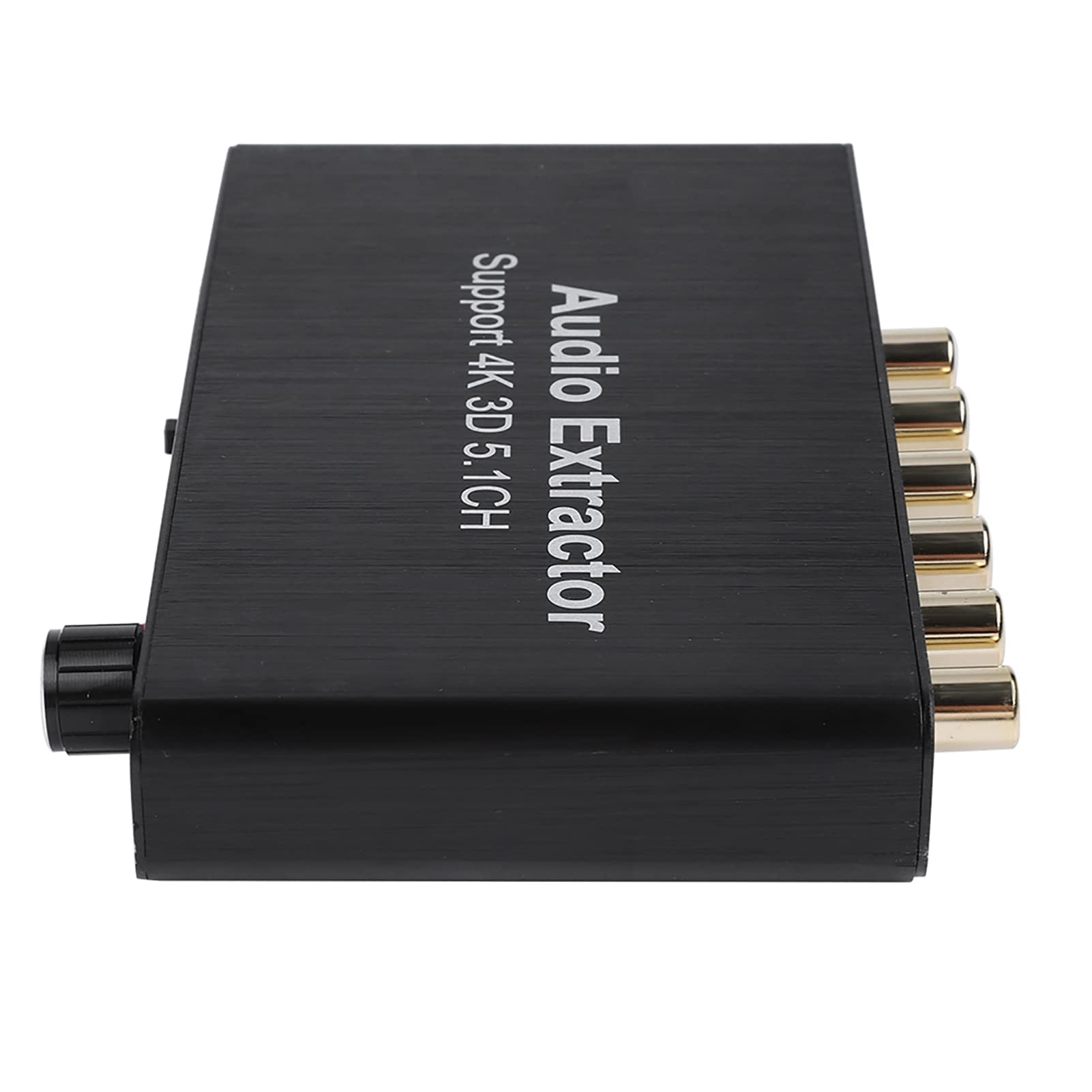 Convertisseur d'extracteur Audio HDMI 3D 4K 3D HDMI 5.1 Channel Adaptateur pour réseau/TV HD/DVD pour PS3 pour Xbox 360 100-240 V (Noir)