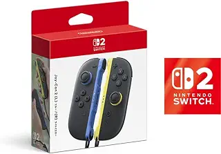 【任天堂純正品】Joy-Con 2 (L) ブルー/(R) ライトイエロー【Amazon.co.jp限定】特典 Nintendo Switch 2 ロゴデザインステッカー 同梱