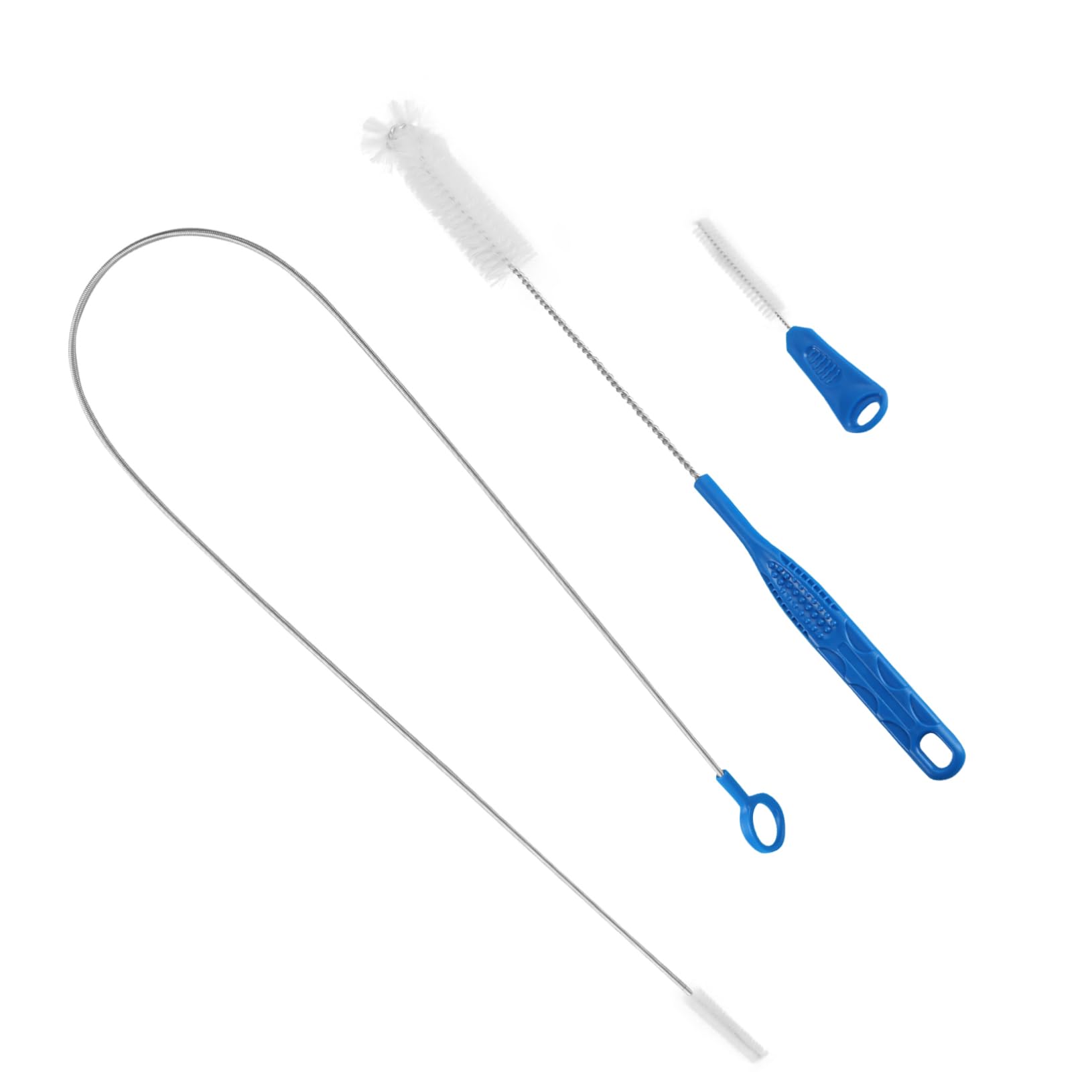 IWOWHERO Tube Bottle Straw Brushes Household Cleaning Home Cleaning Supplies Cleaning Tool Department Store Straw Brush Bottle Brushes Brush for Straws Duct Cleaning Flexible Straw White