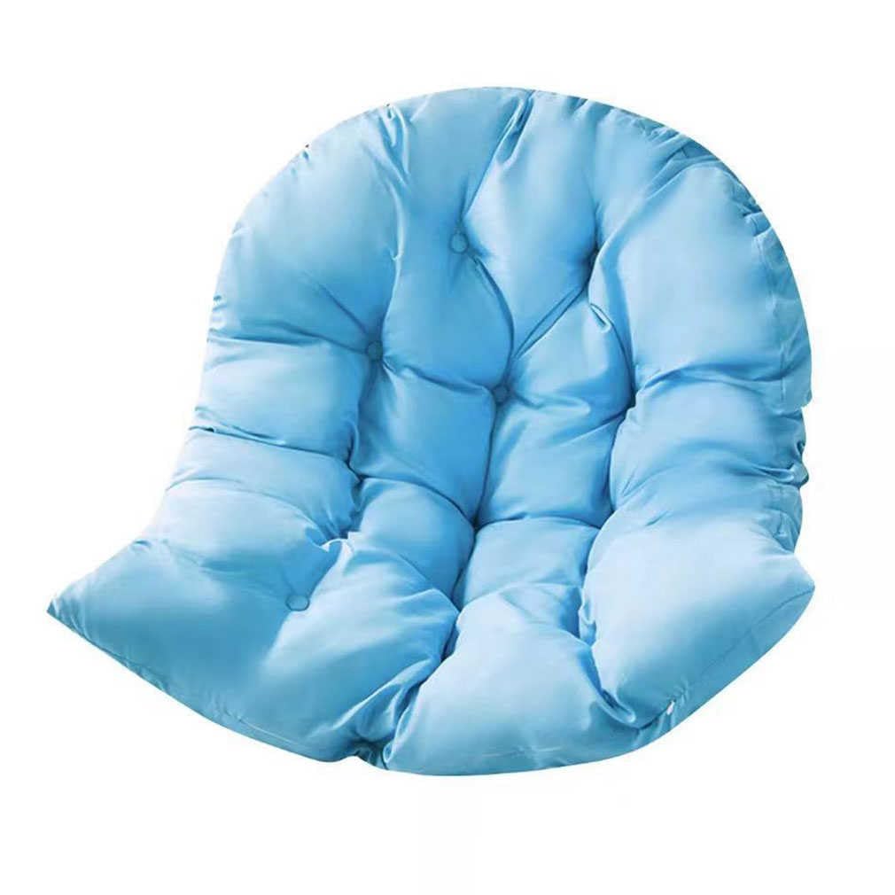 LXJBBD Swing Chair Cushion For Garden Patio Rattan Swing Chair, Egg Shaped Hammock Chair Cushion For Outdoor/Indoor Furniture Decoration(Not Include The Wicker Chair, Only Cushion)