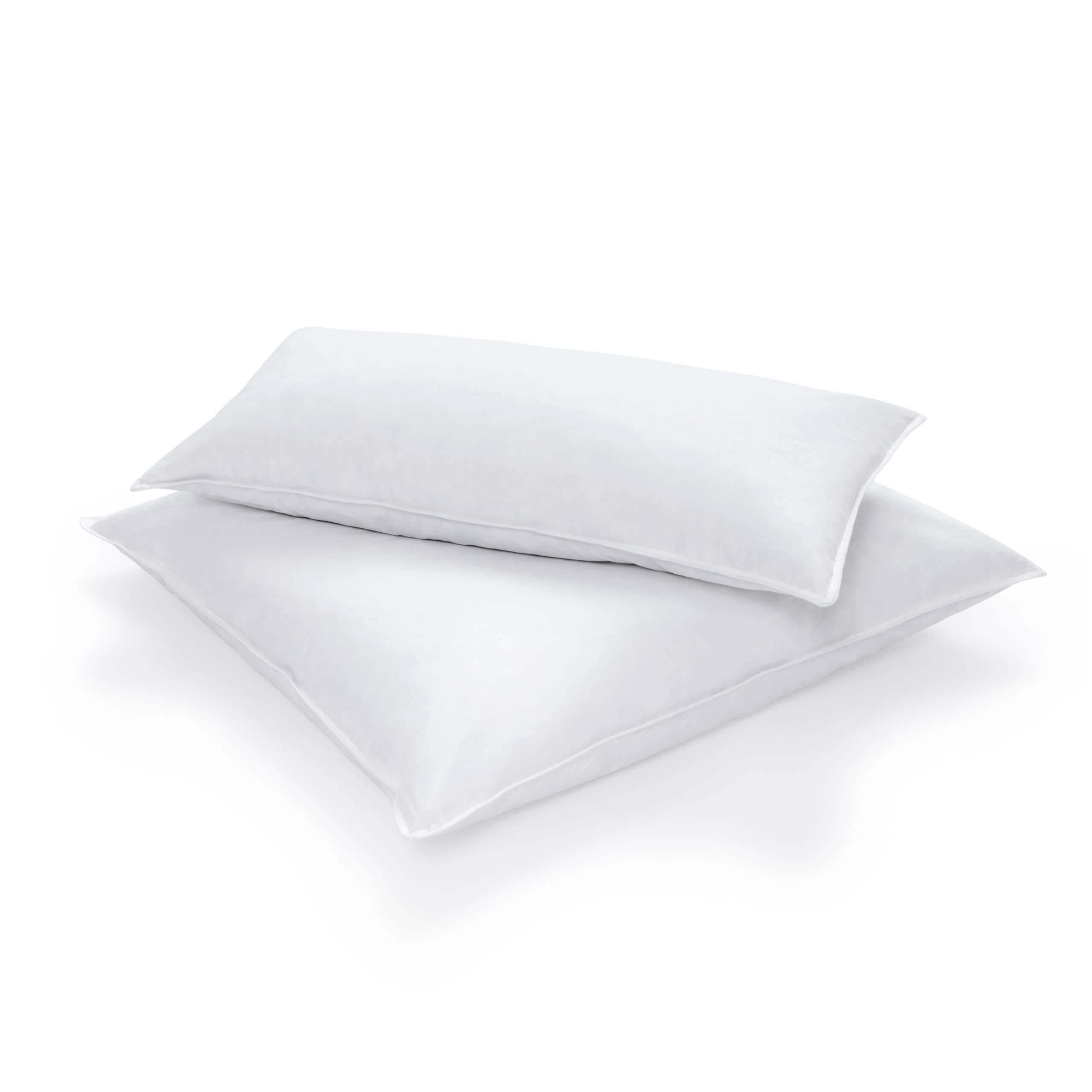 DREEMA Federkissen 80x80 Kopfkissen | Extraweiche 1100g Naturfedern | in Deutschland gefertigt | 100% nachhaltig mit Oeko-TEX & Nomite | Allergiker geeignet | Soft-Touch Baumwollbezug