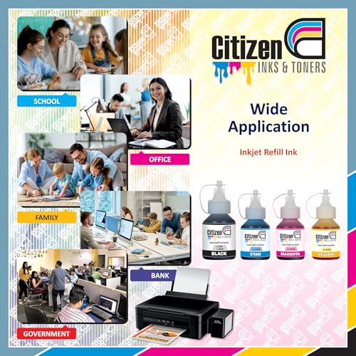Image of BT6000 Refill Ink Bottle | Compatible with Brother Printers - DCP-T220, DCP-T226, DCP-T420W, DCP-T426W, DCP-T520W, DCP-T525W | High Print Quality | Leak-Proof (Pack 2 : Black)