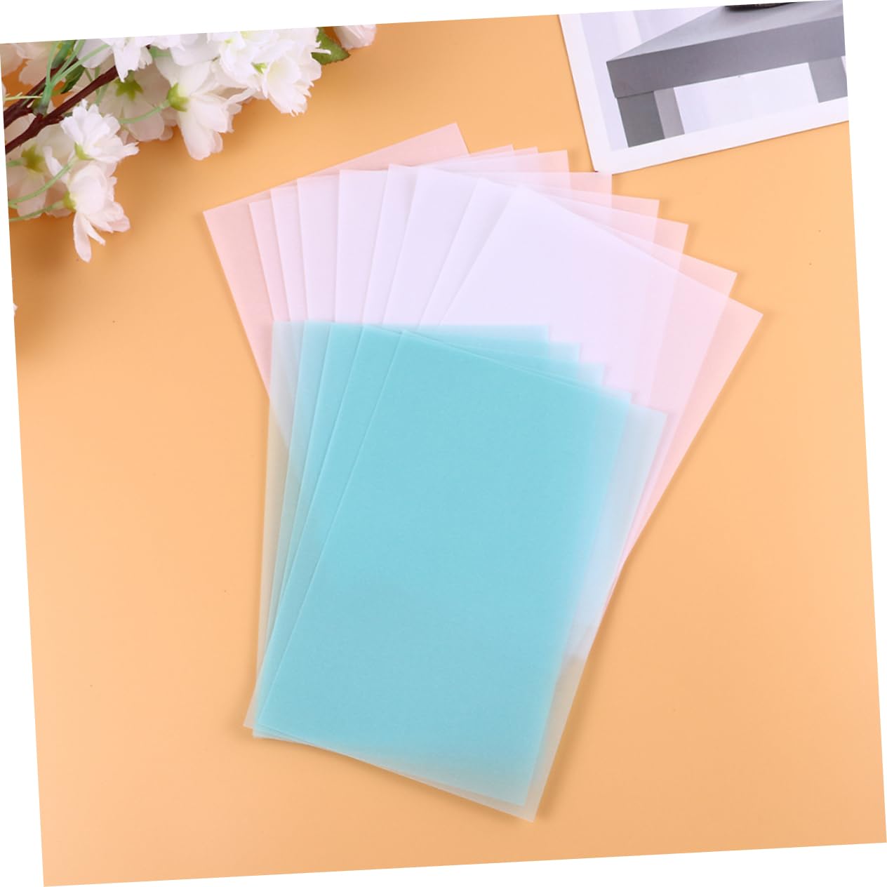 LALAFINA 3 Sätze Buntes Transparentpapier Farbiges Zeichenpapier Für Diy Basteln Und Nachzeichnen Beutel À Hochwertiges Skizzenpapier Für Kunstprojekte 100 Stück * 3